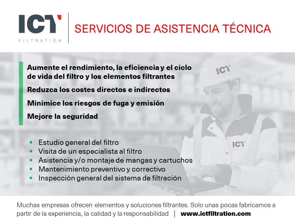 Servicios de asistencia técnica | ICT FILTRACIÓN