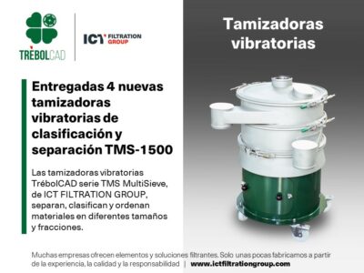 tamizadoras vibratorias de clasificación y separación | Trébolcad | ICT Filtration Group